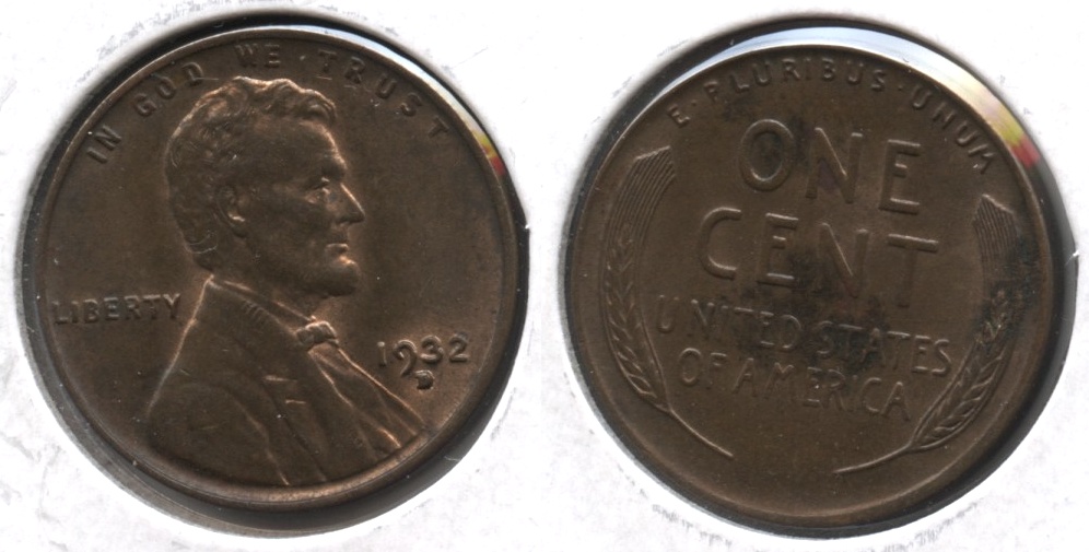 1932-D Lincoln Cent MS-63 Brown #a