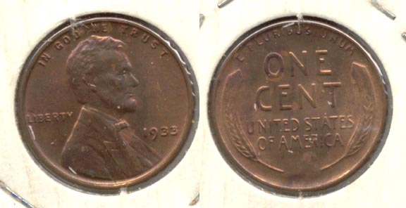 1933 Lincoln Cent MS-60 Brown
