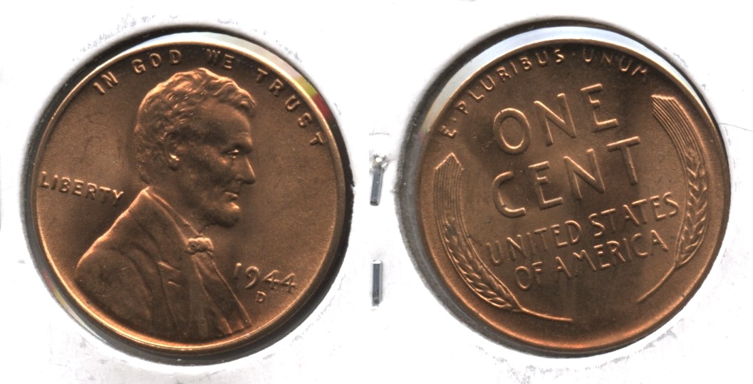 1944-D Lincoln Cent MS-63 Red #b
