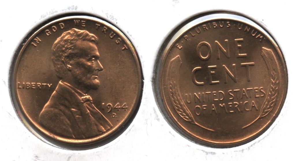 1944-D Lincoln Cent MS-64 Red
