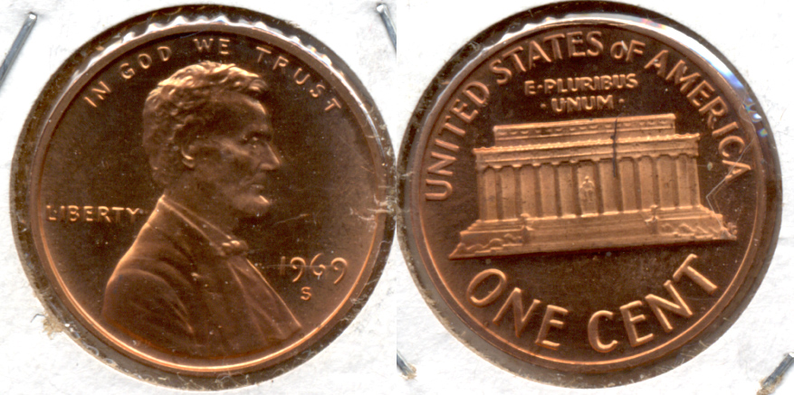 1969-S Lincoln Memorial Cent Proof