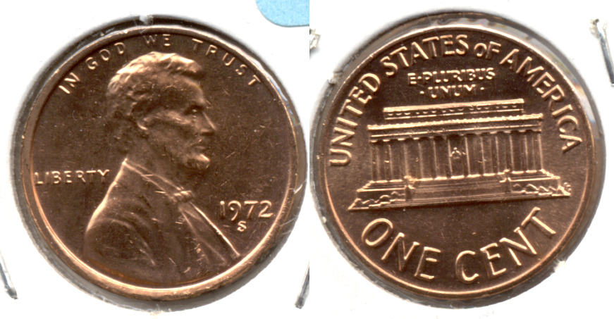 1972-S Lincoln Memorial Cent Mint State