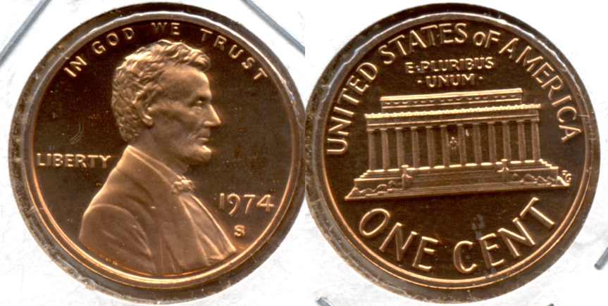 1974-S Lincoln Memorial Cent Proof
