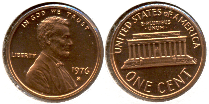 1976-S Lincoln Memorial Cent Proof