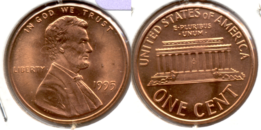 1995 Lincoln Memorial Cent Mint State
