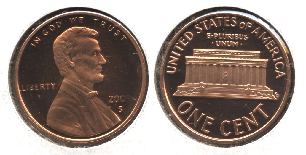 2005-S Lincoln Memorial Cent Proof