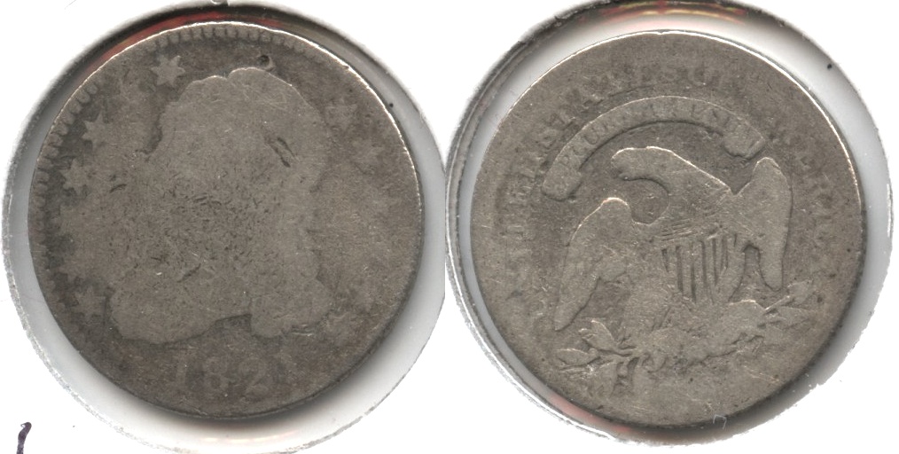 1821 Capped Bust Dime Fair-2