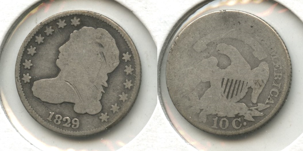 1829 Capped Bust Dime Fair-2 #c