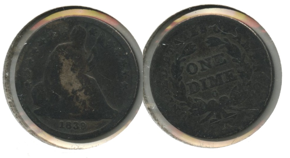 1839-O Seated Liberty Dime AG-3 #b