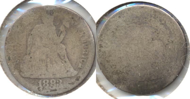 1883 Seated Liberty Dime Fair-2 a