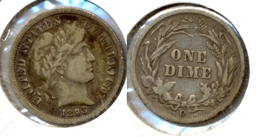 1893-O Barber Dime Fine-12