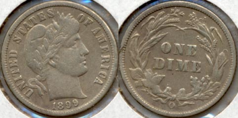 1899-O Barber Dime Fine-12