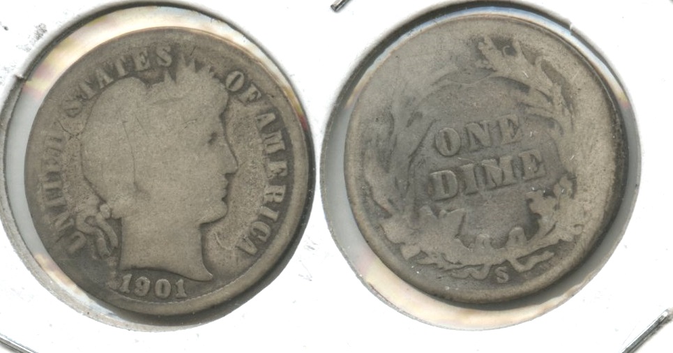 1901-S Barber Dime AG-3