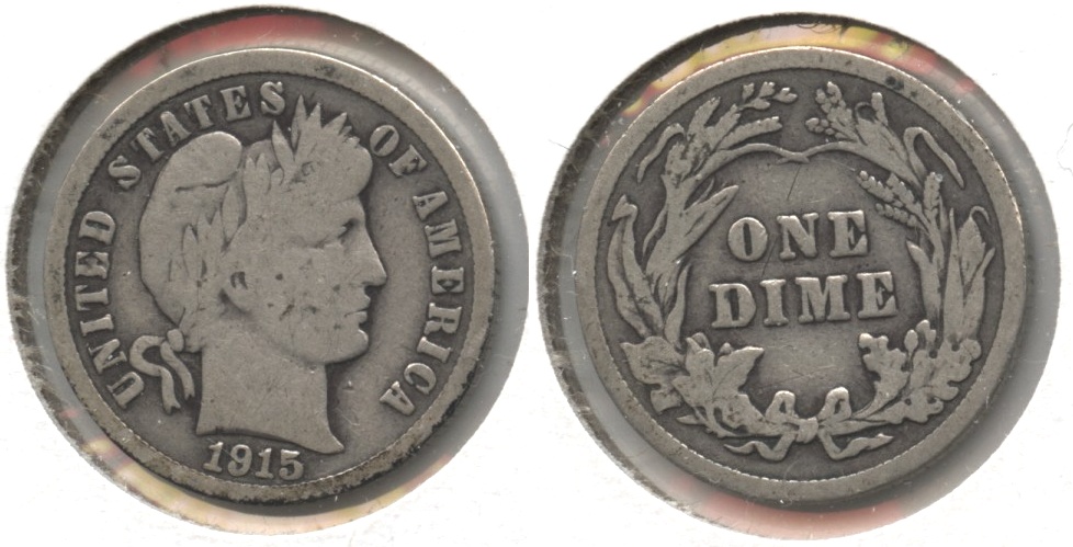1915 Barber Dime Good-6