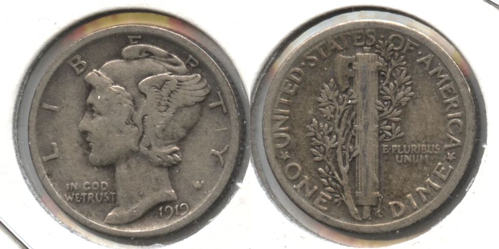 1919 Mercury Dime Fine-12 #c