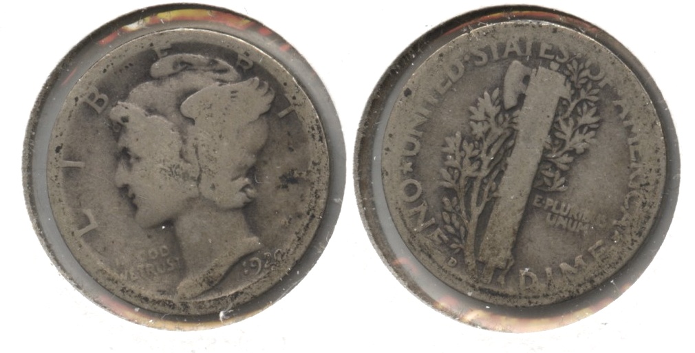 1920-D Mercury Dime AG-3