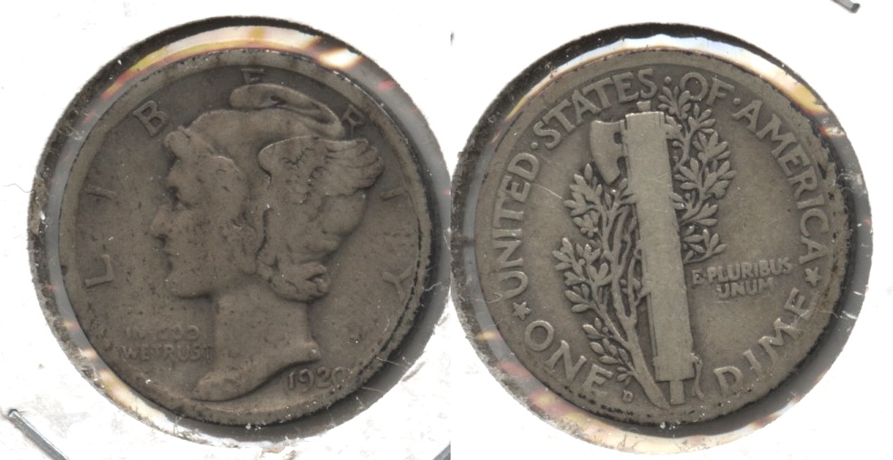 1920-D Mercury Dime Good-4 #d