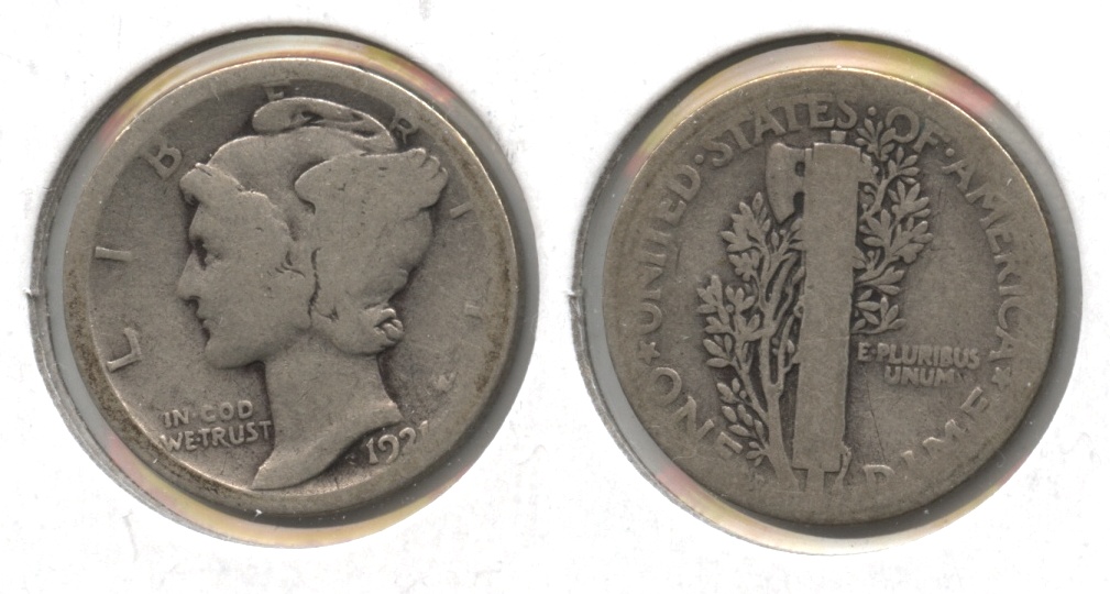 1921-D Mercury Dime AG-3 #h