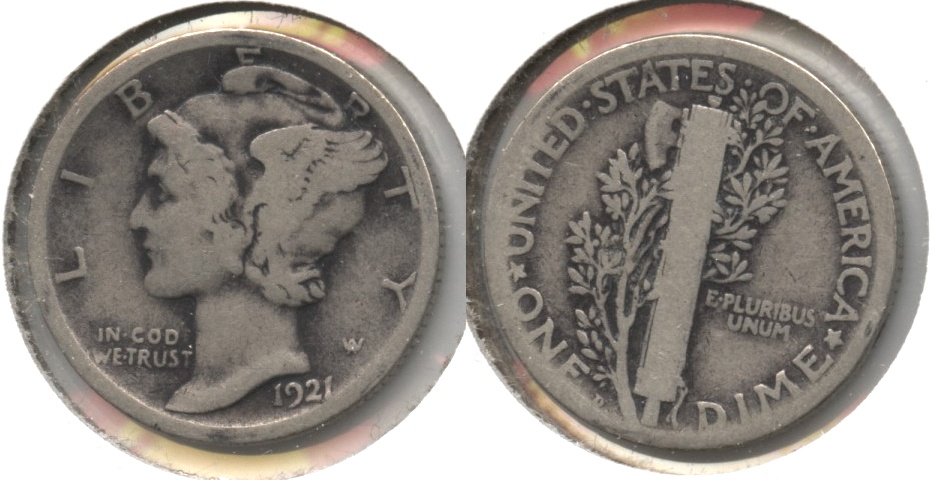 1921-D Mercury Dime Good-4 #a
