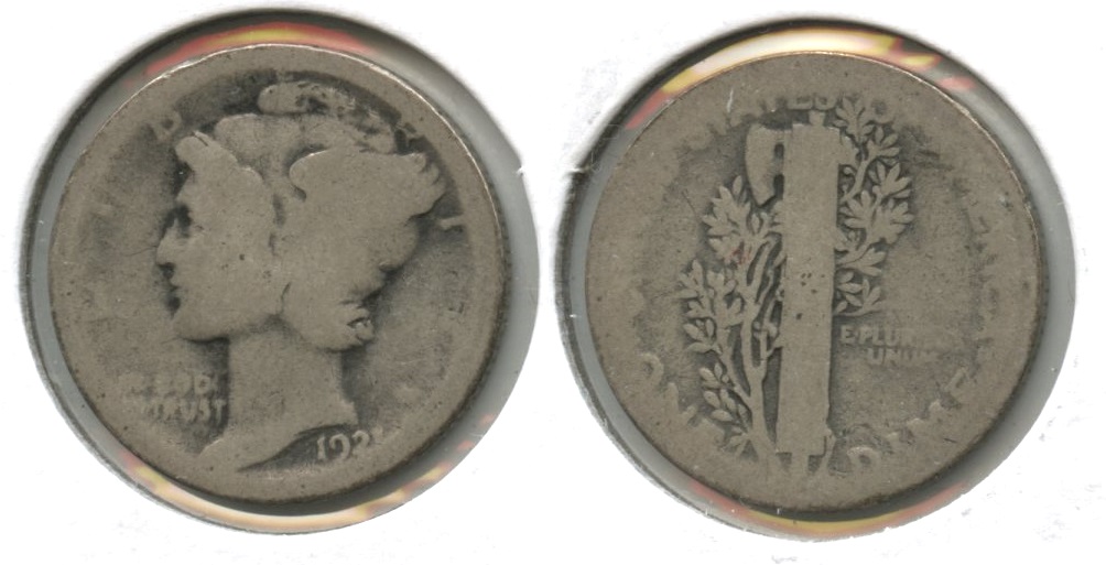 1921 Mercury Dime Fair-2 #n
