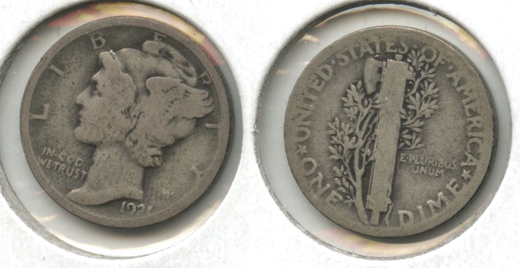 1921 Mercury Dime Good-4 #j