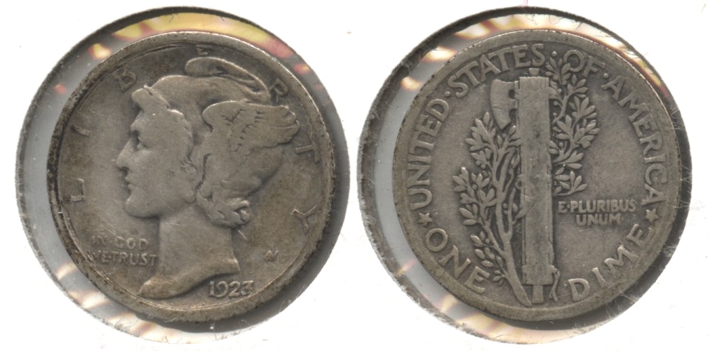 1923 Mercury Dime Good-4 #ah