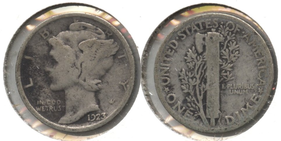 1923 Mercury Dime Good-4 #ba