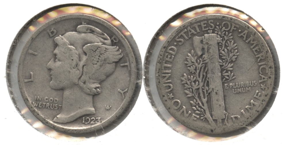 1923 Mercury Dime Good-4 #f