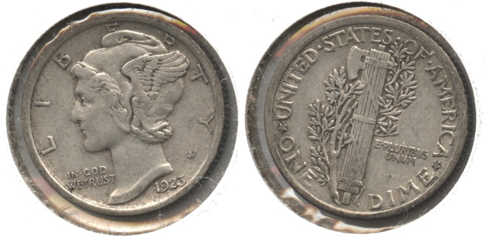 1923 Mercury Dime VF-20 #ar