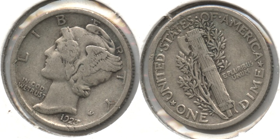 1923 Mercury Dime VF-20 #av
