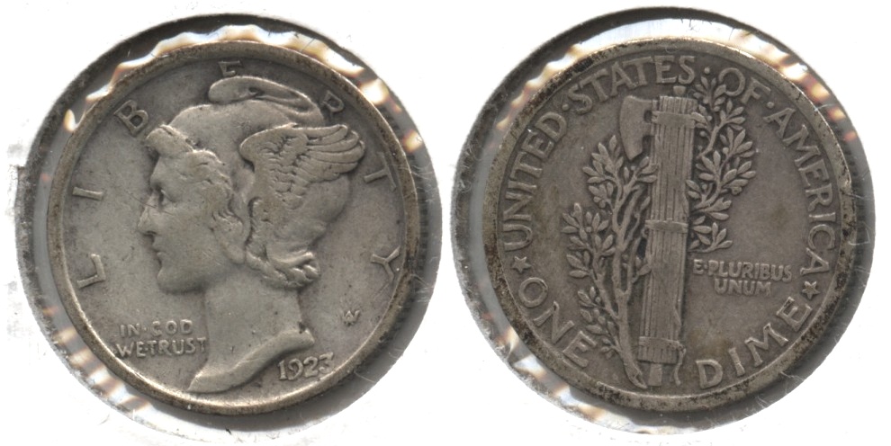 1923 Mercury Dime VF-20 #b