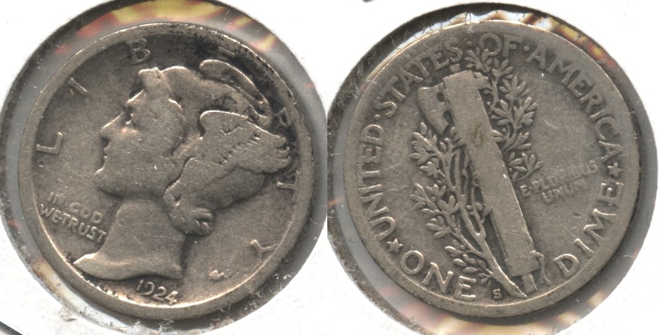 1924-S Mercury Dime Good-4 #v