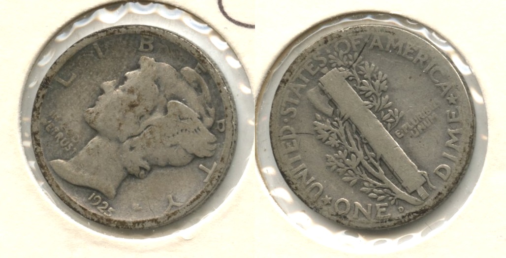 1925-D Mercury Dime Good-4 #