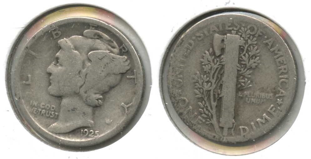 1925-D Mercury Dime Good-4 #f