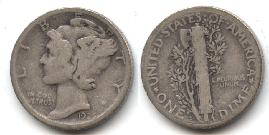 1925-S Mercury Dime Good-4 #b