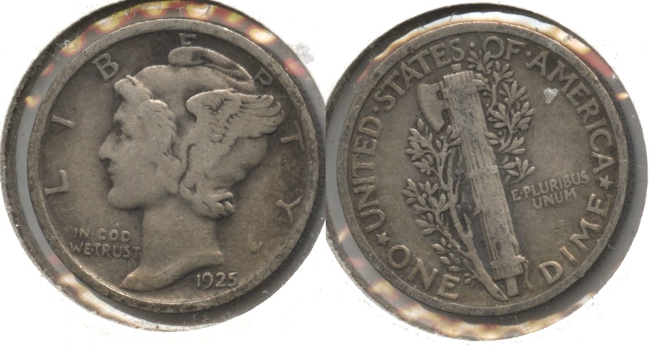 1925 Mercury Dime VG-8 #j