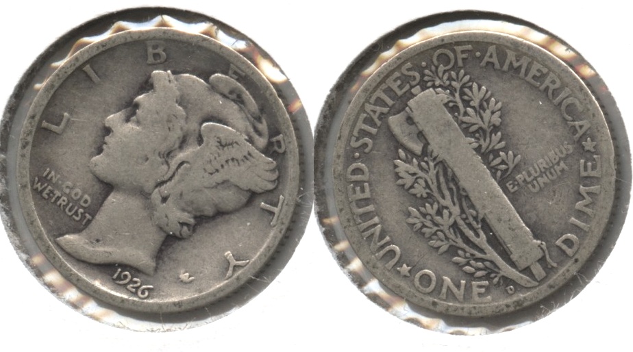 1926-D Mercury Dime Good-4 #a