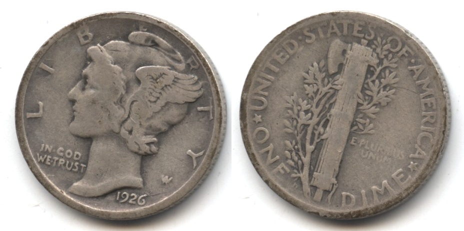 1926-D Mercury Dime VG-8 #a