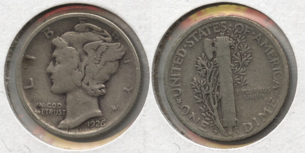1926-D Mercury Dime VG-8 #j