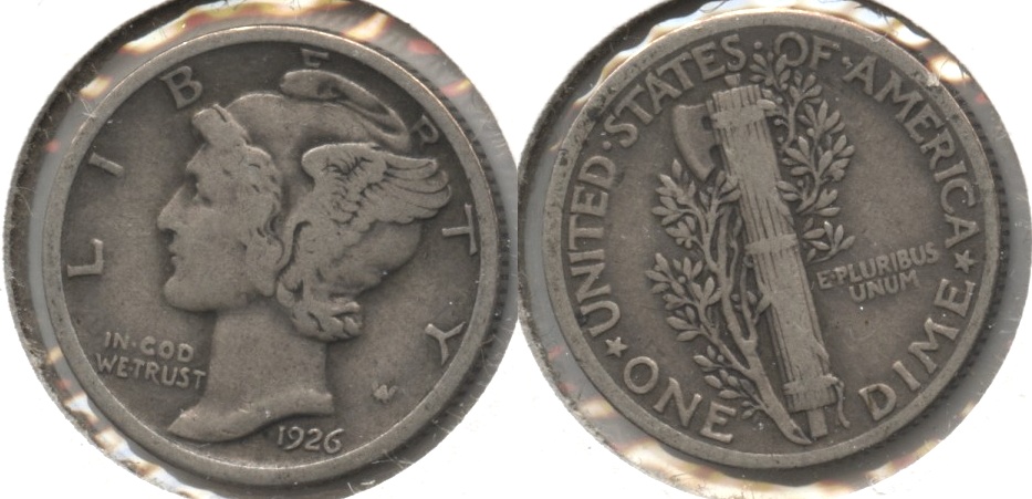 1926 Mercury Dime Fine-12 #h
