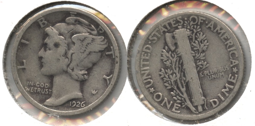 1926 Mercury Dime Good-4 #d