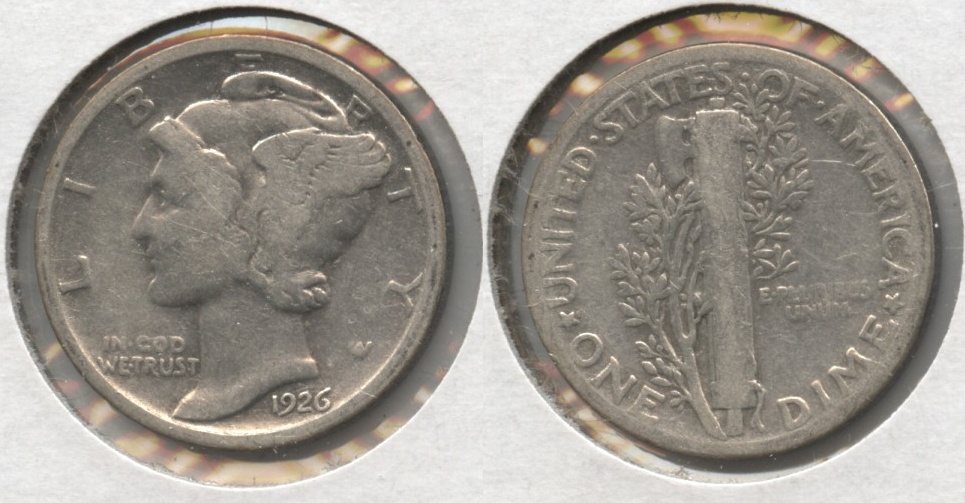 1926 Mercury Dime Good-4 #j