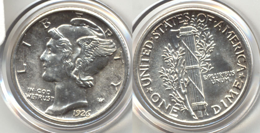 1926 Mercury Dime MS-63