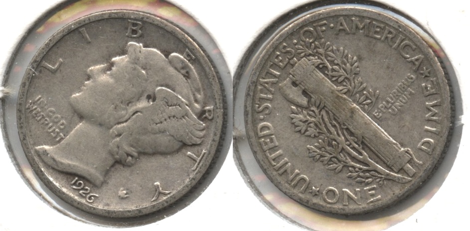 1926 Mercury Dime VF-20 #x