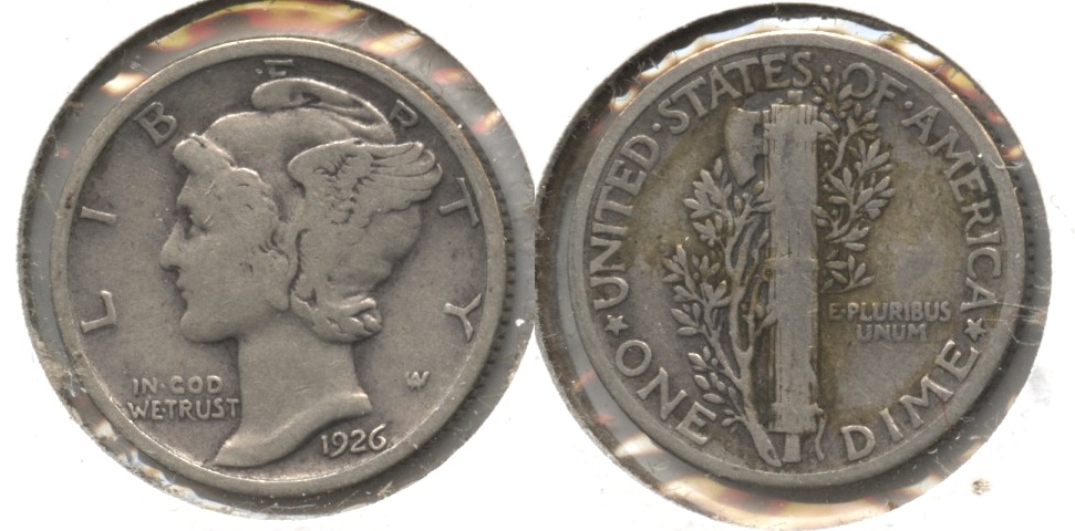 1926 Mercury Dime VG-8 #n