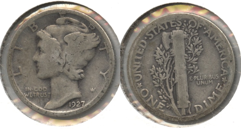 1927 Mercury Dime Good-4 #e