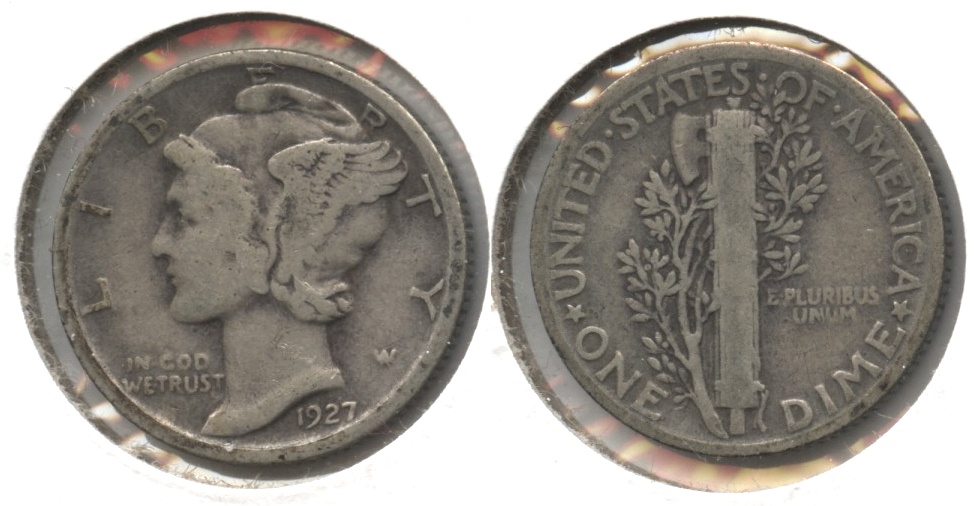 1927 Mercury Dime Good-4 #q