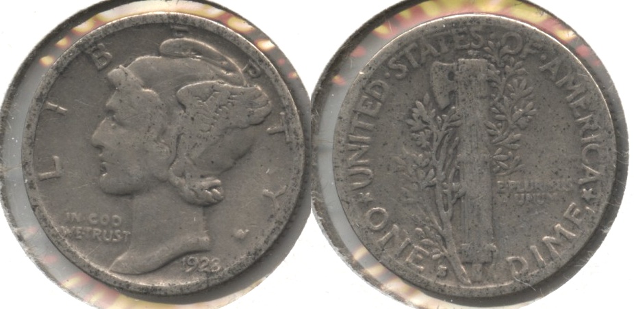 1928-S Mercury Dime VG-8 #n