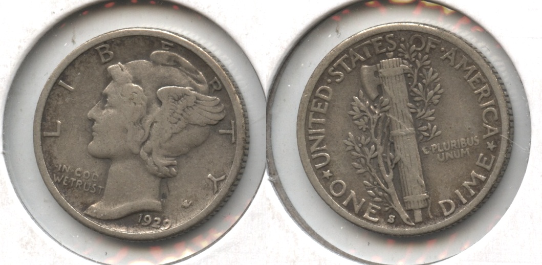 1929-S Mercury Dime VF-20 #n