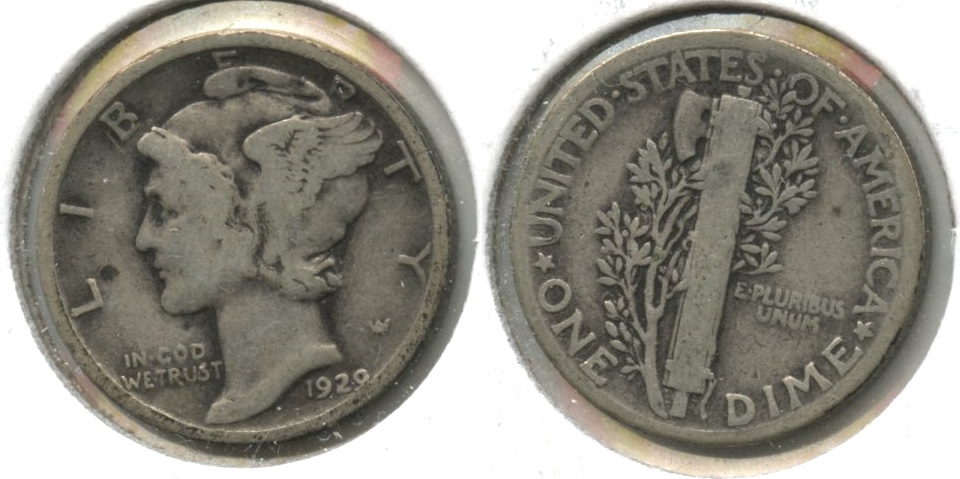 1929 Mercury Dime Good-4 #ab